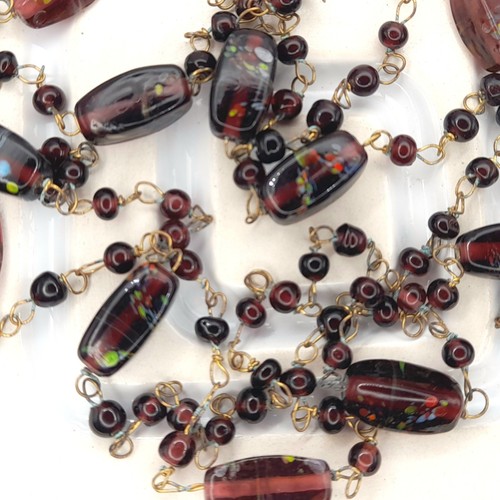 Vintage art deco purple glass - deco,