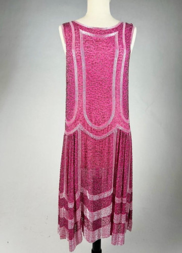 French fuschia 1920s flapper - french,