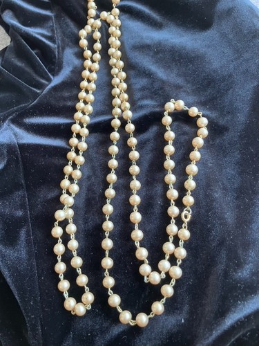 Vintage 1930s 1940s faux pearl - vintage,