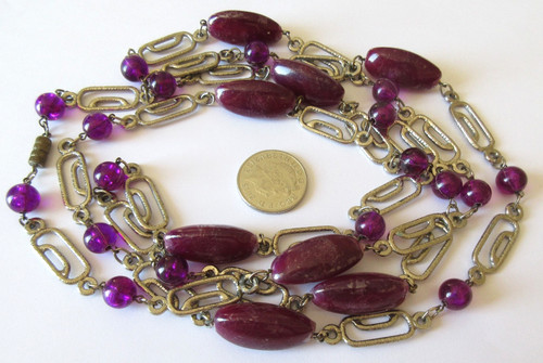 Vintage necklace flapper - vintage,