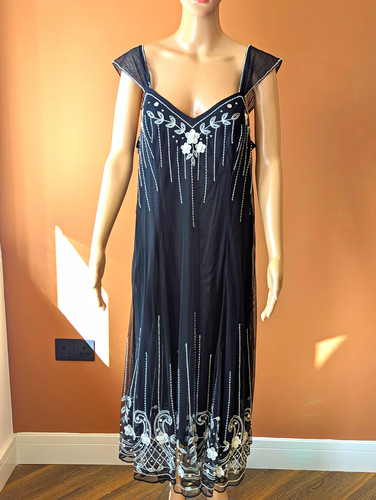 Wallis black beaded - wallis, great