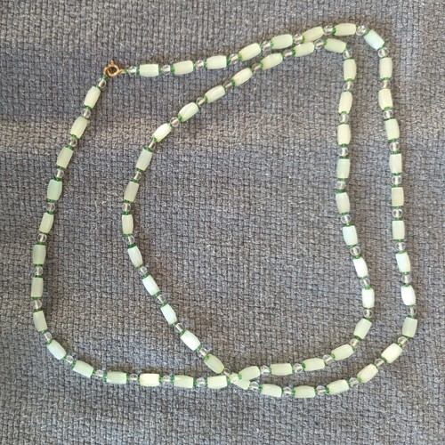 Vintage green glass - green,