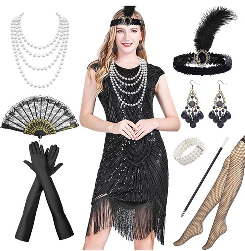 1920s flapper xxl dress - 1920s,