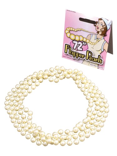 Flapper beads 1920s pearl - 1920s,