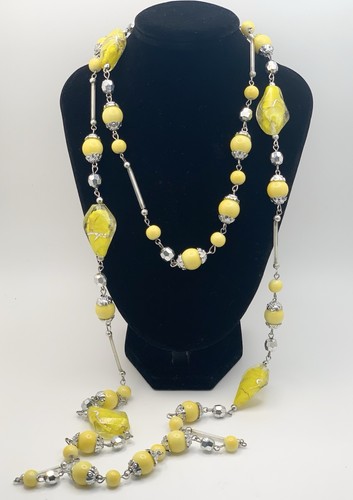 Vintage 1960s yellow foil art - vintage,