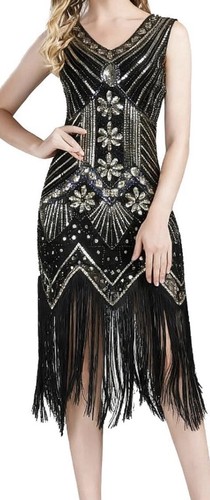 1920s flapper black gold - 1920s,