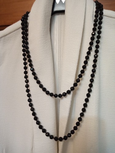 Vintage french jet bead - vintage,