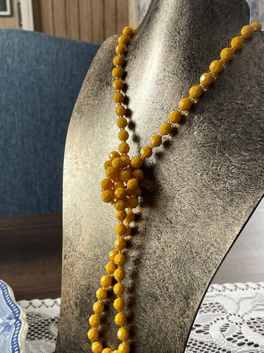 Vintage long mustard yellow - mustard,