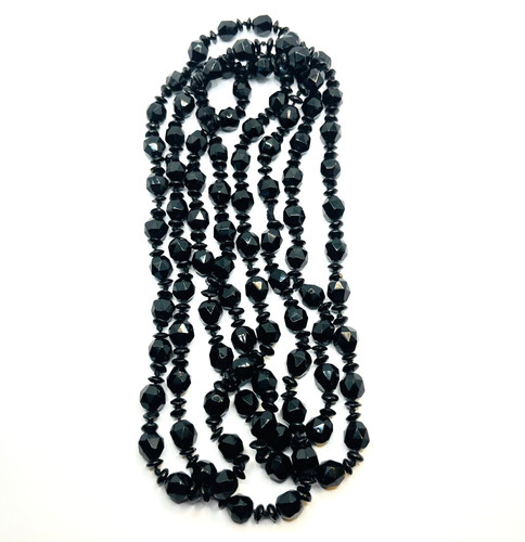 Art deco faceted black - art,