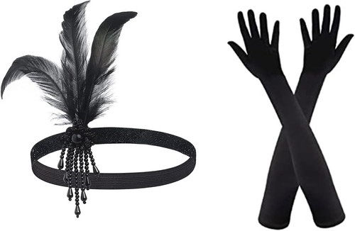 1920s flapper headband - flapper,