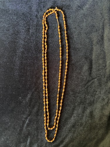 Vintage amber yellow - yellow, cased