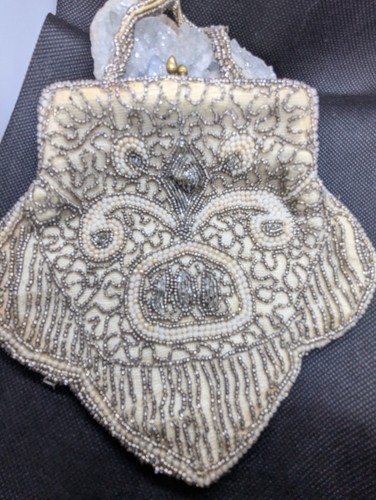 1920s flapper beaded and silk - 1920s,