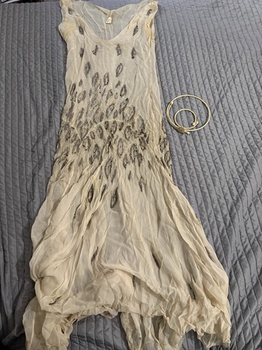 Antique 20s flapper dress - antique,