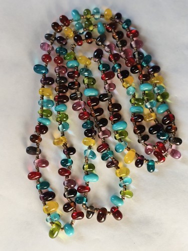 Vintage multicolored teardrop - vintage,