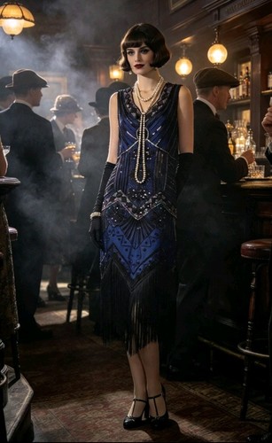 Vintage 1920s flapper peaky - vintage,