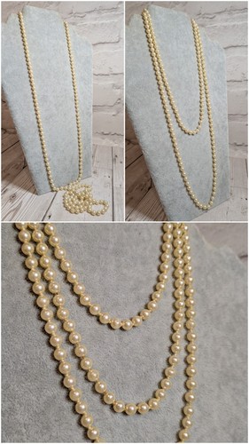 Long faux pearl - m&s, necklace