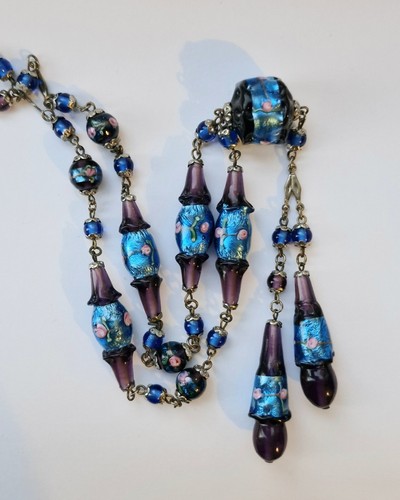 Vintage art deco gilt - deco, blue