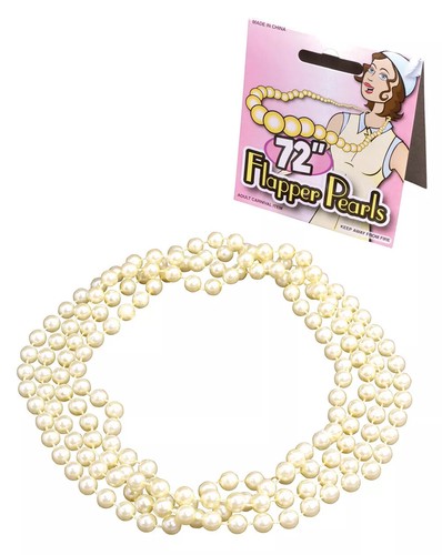 Ladies flapper beads - ladies,