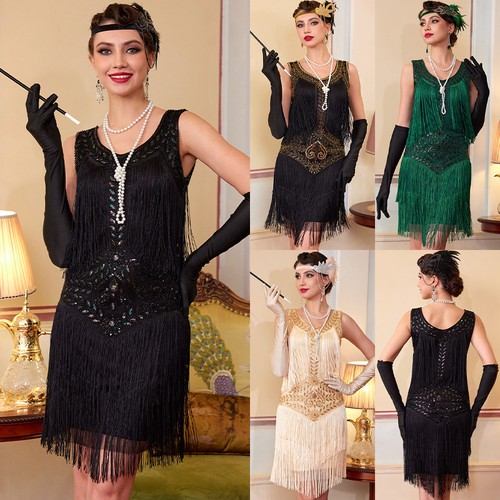 Gatsby flapper 1920s beaded - 1920s,