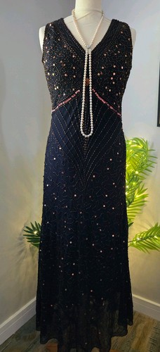 Berkertex black bronze beaded - black,