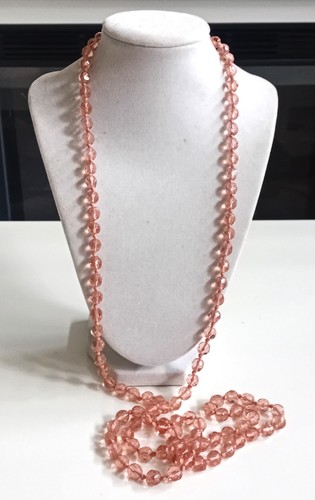 Art deco peach czech glass - art,