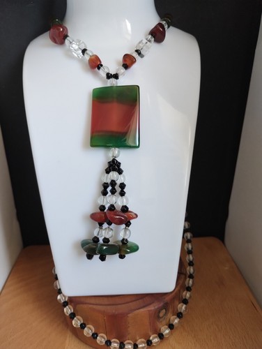 Vintage carnelian agate - carnelian,