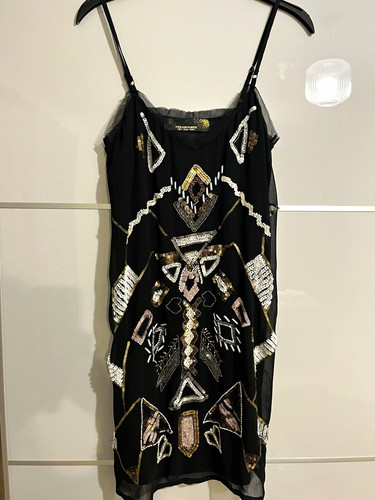 Stradivarius black mini sequin - stradivarius,