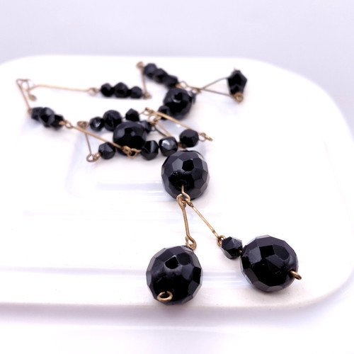Vintage black art deco - black,